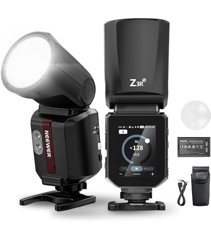 NEEWER Z2-C 2,4 G TTL Cabeça Redonda Flash Speedlite para Canon